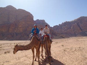 Three on Camels